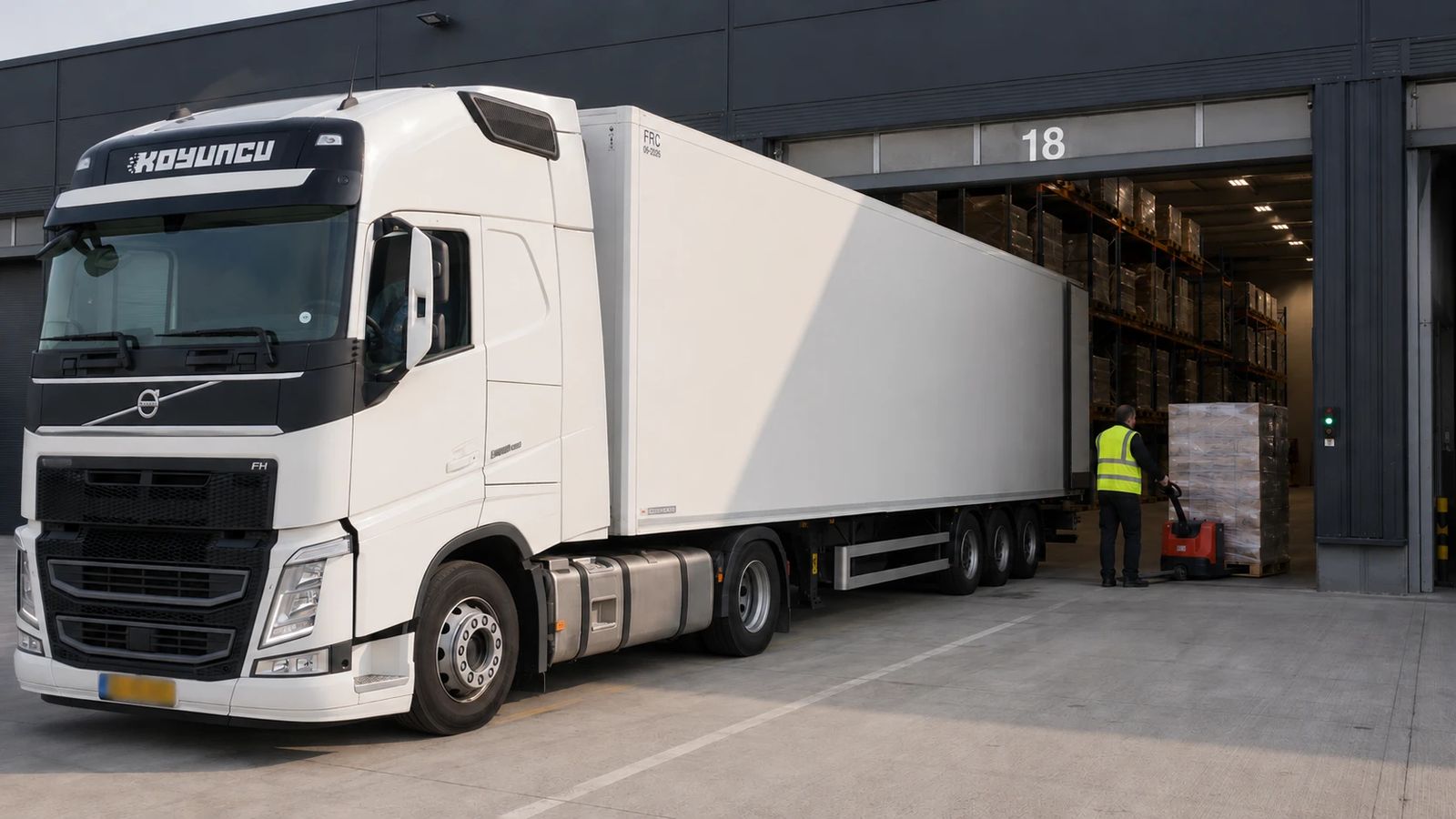 Warehouse van Koyuncu Transport